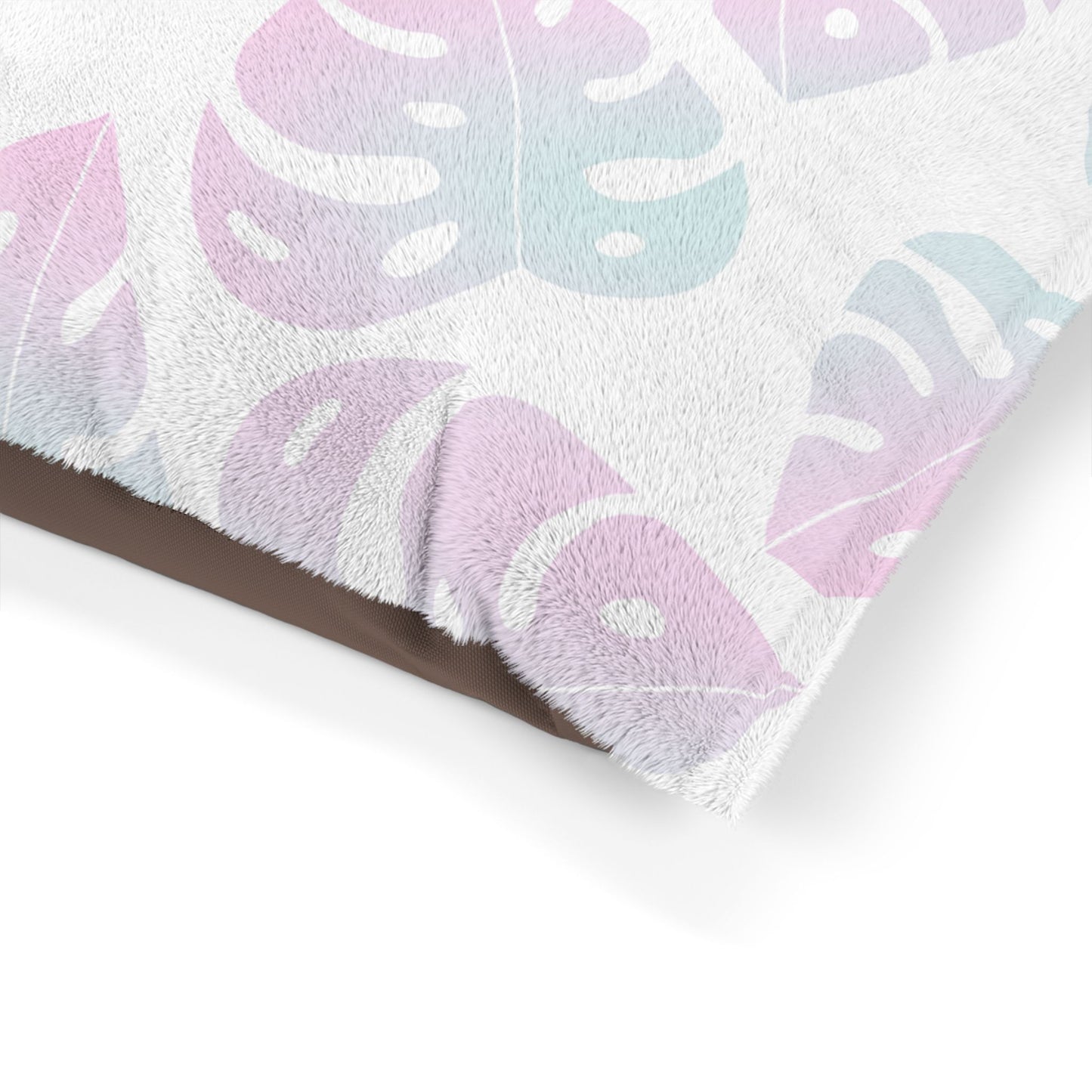 Tropical Pet Bed for Cozy Naps, Soft Leaf Patterned Dog Bed, Cat Bed, Pet Sleeping Pillow, Floral Pet Accessories