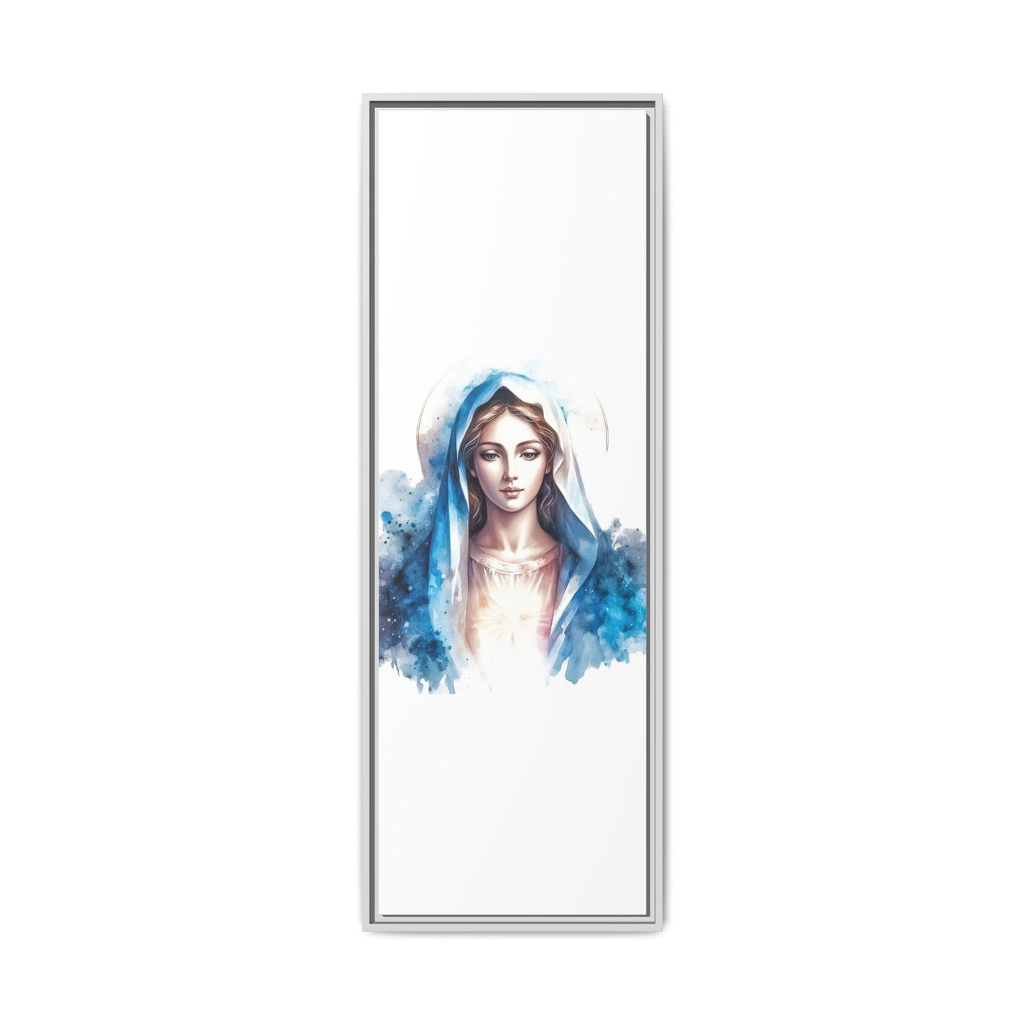 Framed Canvas Art Print, Spiritual Decor, Religious Artwork, Wall Decor, Gift for Faith, Elegant Home Decoration