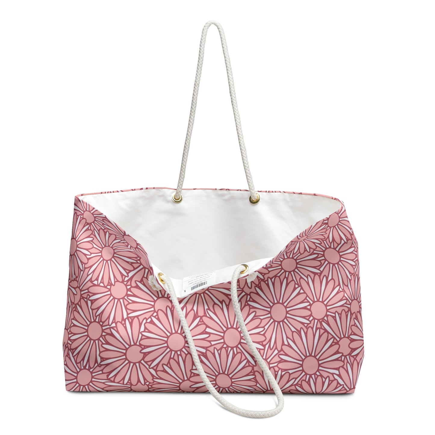 Floral Weekender Bag – Stylish Tote for Travel, Beach, Gym