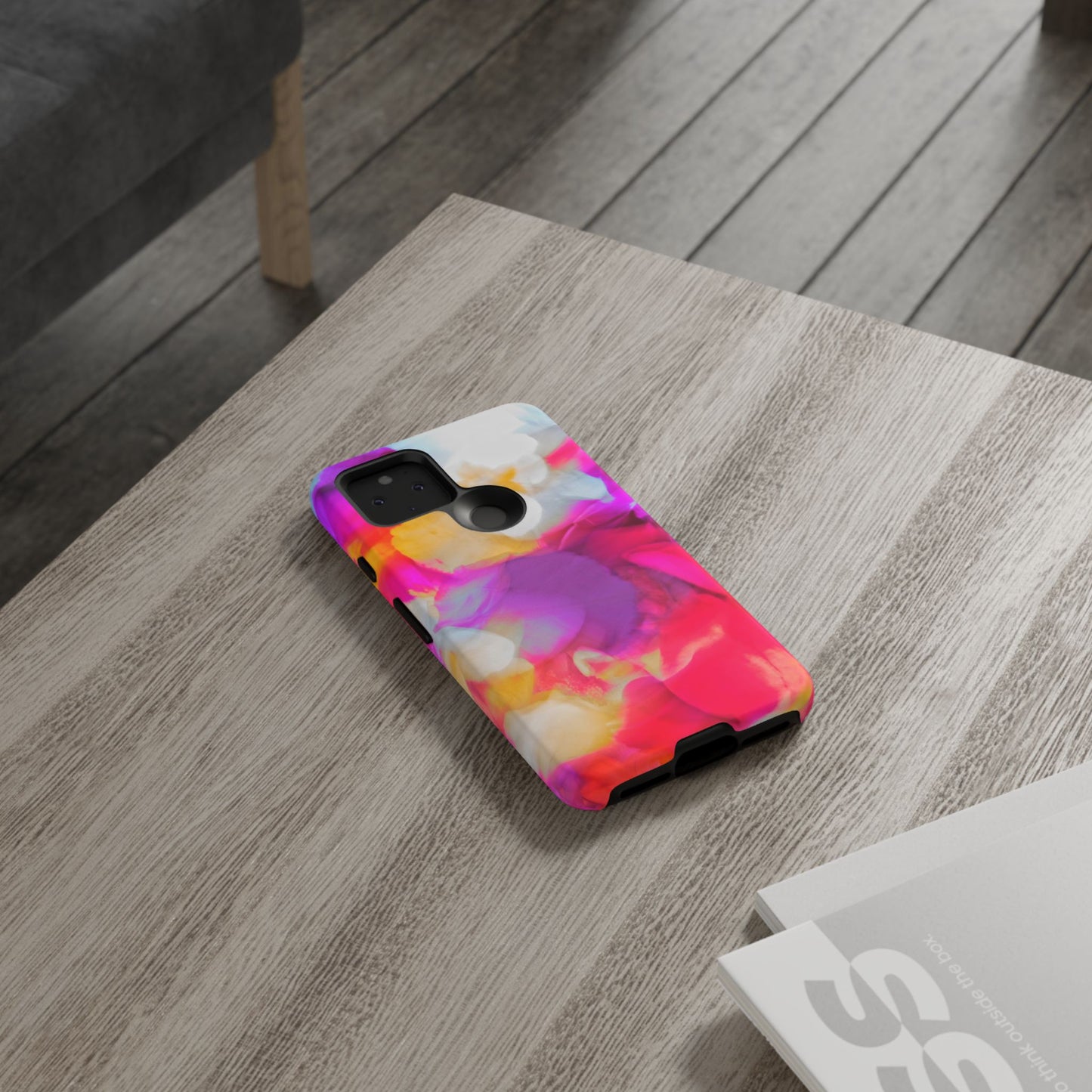 Floral Phone Case: Stylish Art for Your Device, Tough Cases, Gift for Her, Flower Print, Trendy Accessories, Phone Protection