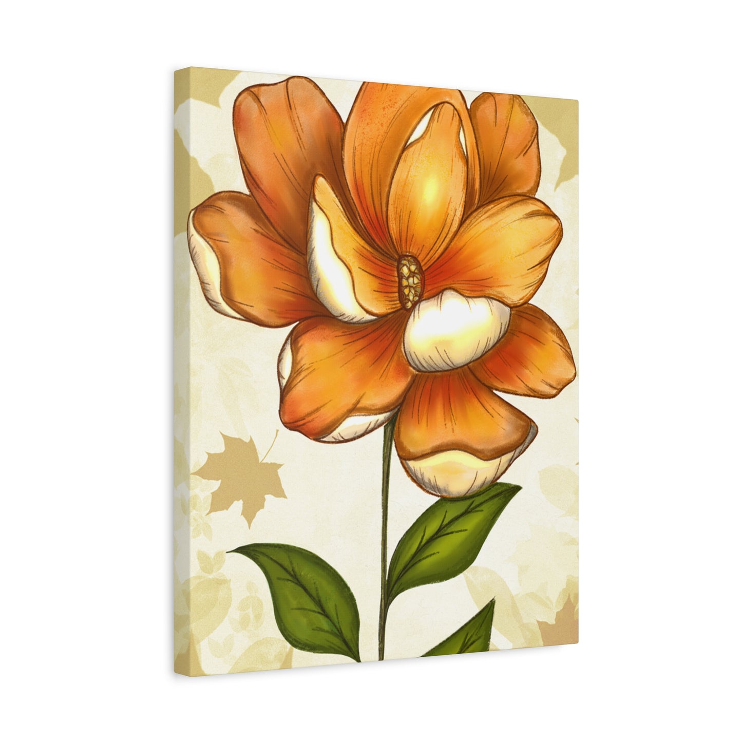 Copy of Matte Canvas, Stretched, 1.25" Tulips Pink and Purple Flowers