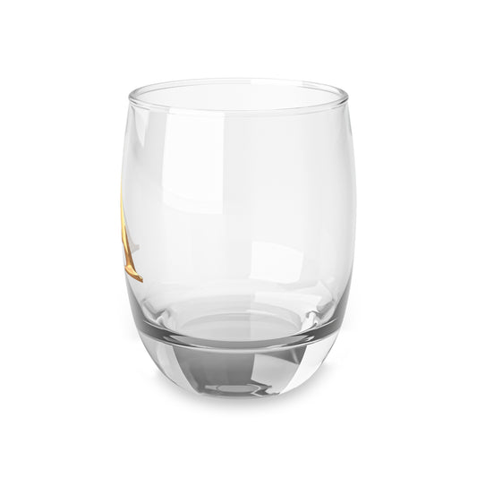 Personalized Whiskey Glass with Initial, Engraved Glass Letter A