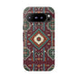 Tribal Pattern Phone Case - Boho Chic, Tough Durable Cover, Stylish Tech Accessory, Gift for Him/Her, Festival Essentials