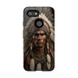 Native American Art Phone Case, Strong Culture Design, Unique Gift for Him or Her, Tough Cases, Customizable Protector, Tribal Style