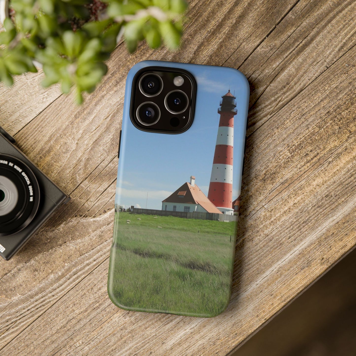 Lighthouse Phone Case - Coastal Vibes, Nautical Gift, Ocean Lover Accessory, Beach Aesthetic, Customizable Design