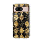 Elegant Gold & Black Phone Case for Tough Protection