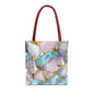 Elegant Geode Tote Bag - Chic Shopping Bag, Stylish Beach Tote