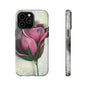 Rose Phone Case – Tough Cases, Floral Phone Cover, Gift for Her, Minimalist Design, Nature Lover's Accessory, Birthday Gift Idea