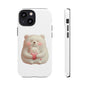 Cute Bear Phone Case, Tough Cases, Animal Lover Gift, Kids Accessories, Mother’s Day, Heartwarming Design