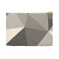 Modern Geometric Accessory Pouch, Stylish Makeup Bag, Travel Organizer, Gift for Her, Trendy Purse, Daily Essentials Holder