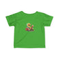 Cute Snail Rainbow Infant Tee, Baby T-Shirt, Toddler Gift, Kids Apparel, Fun Summer Outfit