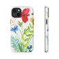 Floral Watercolor Tough Phone Case — Wildflower Bouquet Protective Cover