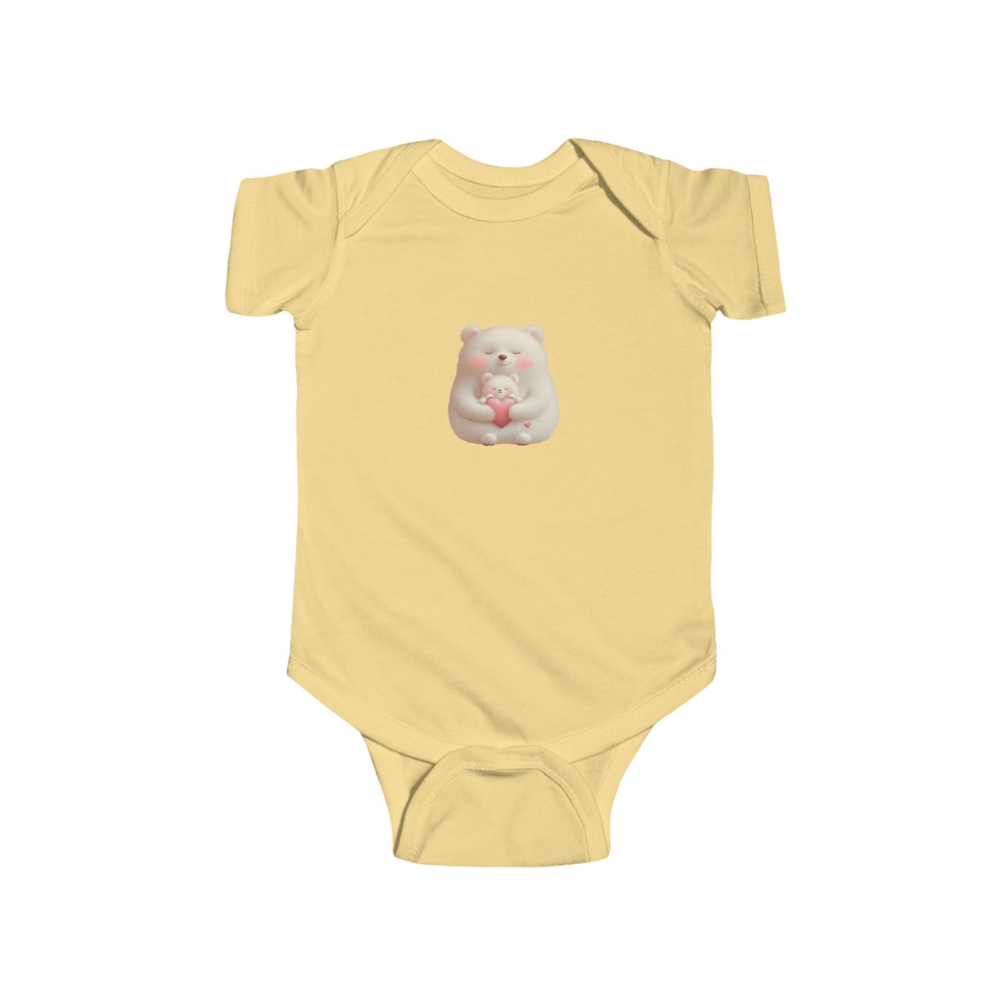 Cute Bear Infant Bodysuit, Baby Onesie, Newborn Gift, Cute Animal Outfit, Soft Cotton Baby Clothes, Baby Shower Gift