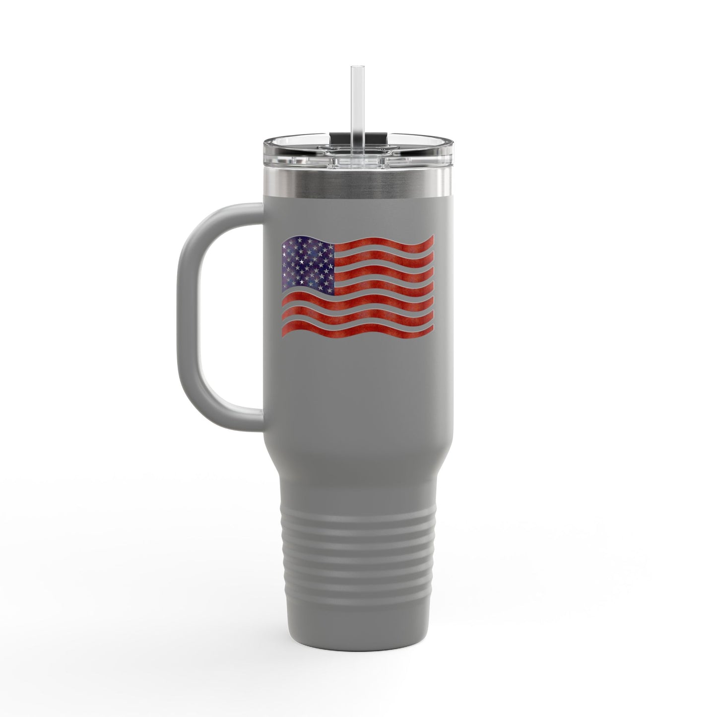 Insulated Travel Mug, 40oz - American Flag
