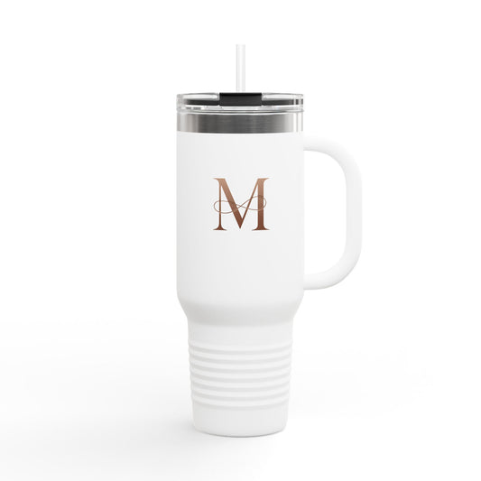 Personalized Insulated Travel Mug, 40oz - Custom Tumbler, Monogrammed Coffee Cup, Perfect for On-the-Go, Gift for Him/Her