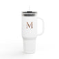 Personalized Insulated Travel Mug, 40oz - Custom Tumbler, Monogrammed Coffee Cup, Perfect for On-the-Go, Gift for Him/Her