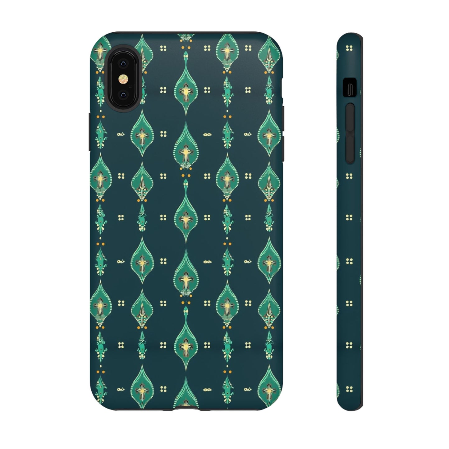 Emerald Boho Teardrop Phone Case