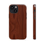 Wood Grain Phone Case, Stylish Tough Cases, Nature-Inspired Protective Cover, Unique Gifts for Him and Her, Eco-Friendly Tech Accessory