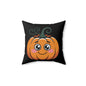 Cute Pumpkin Throw Pillow for Fall Decor, Halloween Decorative Pillow, Cozy Couch Cushion, Autumn Home Accessory, Thanksgiving Gift