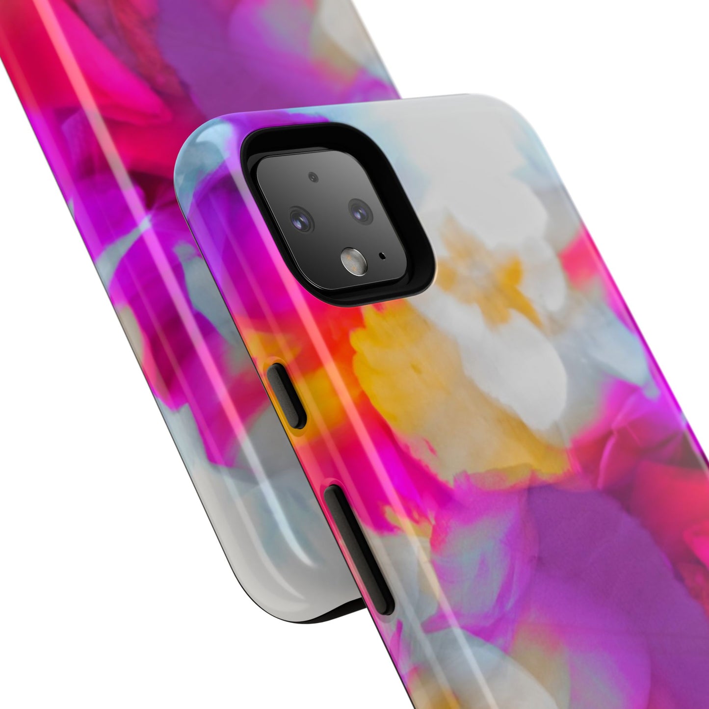 Floral Phone Case: Stylish Art for Your Device, Tough Cases, Gift for Her, Flower Print, Trendy Accessories, Phone Protection