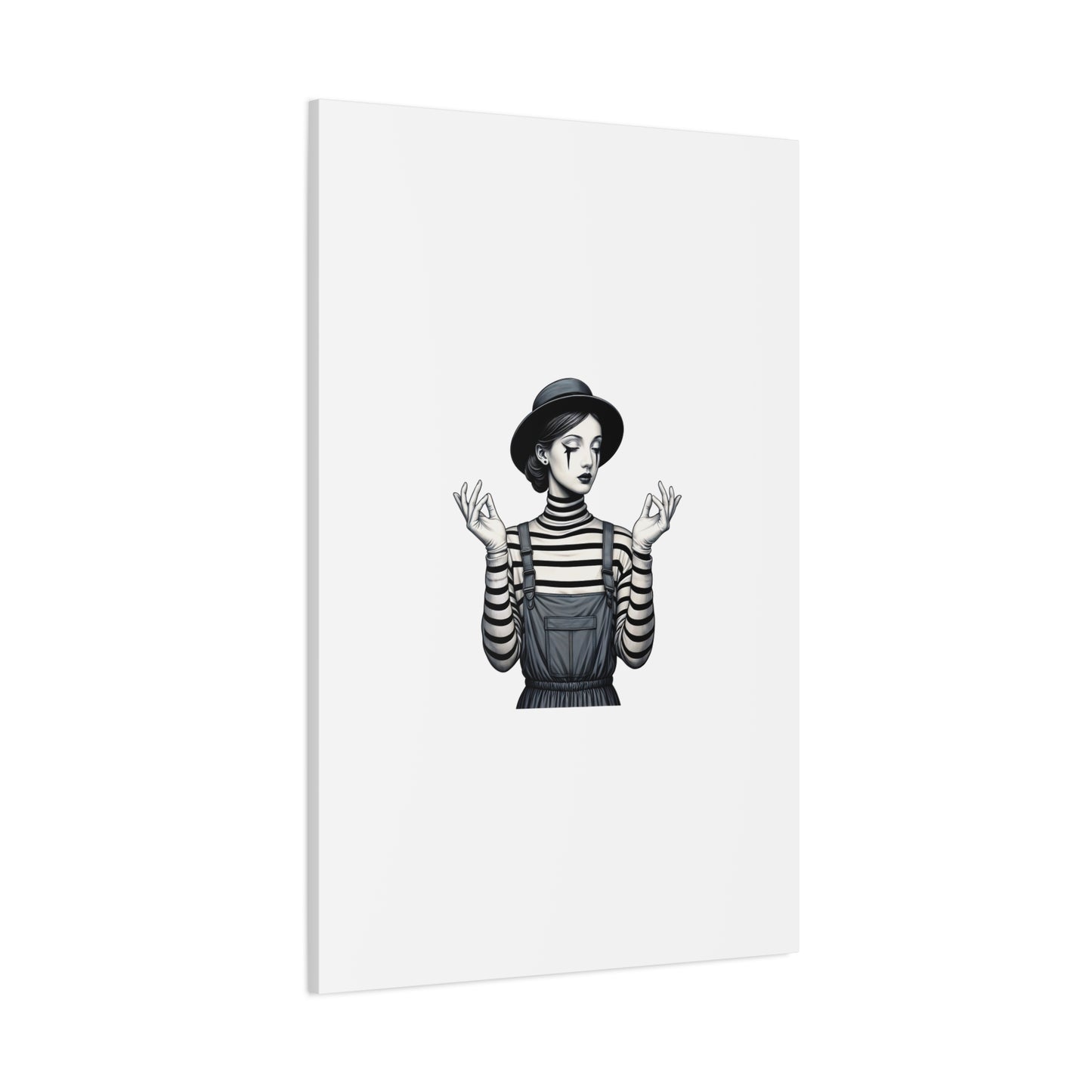 Meditative Striped Canvas Wall Art | Modern Boho Decor, Gift for Art Lovers, Minimalist Home Accent, Gallery Wall Art