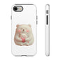 Cute Bear Phone Case, Tough Cases, Animal Lover Gift, Kids Accessories, Mother’s Day, Heartwarming Design