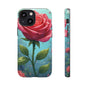 Floral Phone Case, Tough Cases with Elegant Rose Design, Stylish iPhone Cover, Rose Flower Gift for Nature Lovers, Unique Mobile Accessories