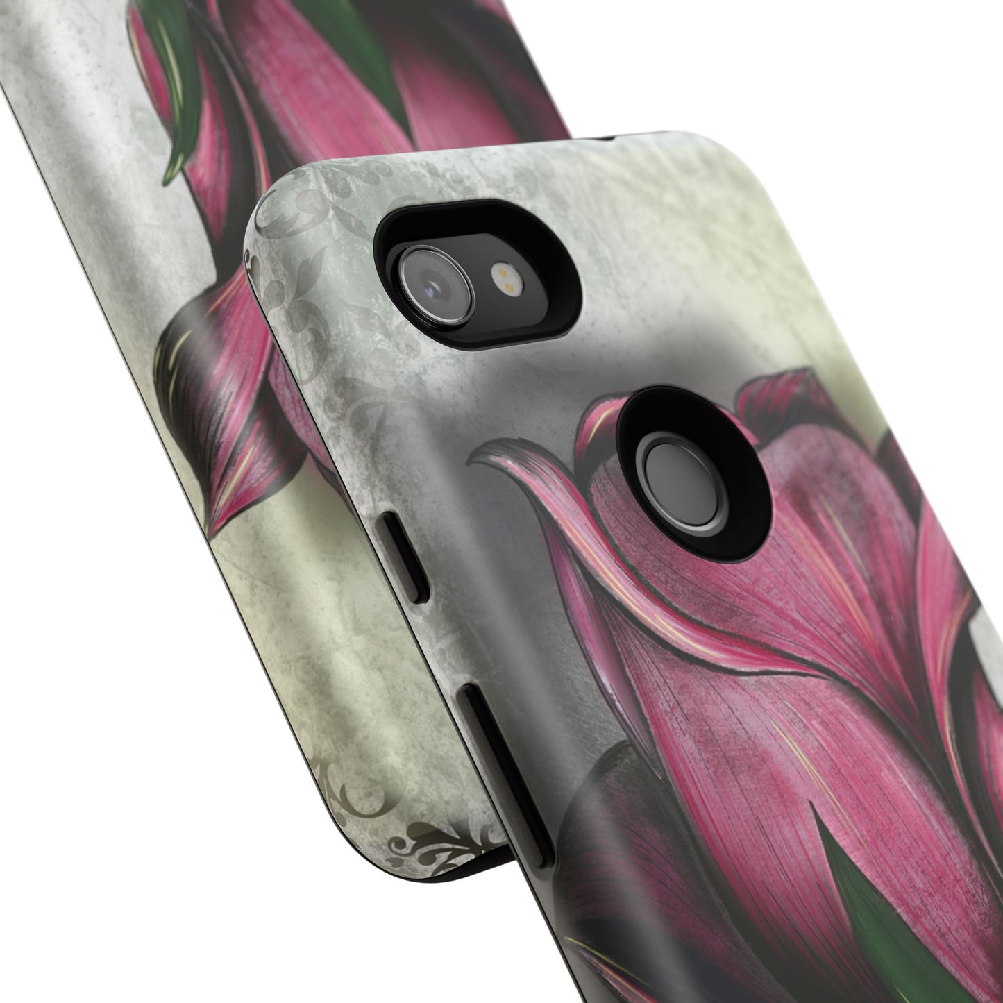 Rose Phone Case – Tough Cases, Floral Phone Cover, Gift for Her, Minimalist Design, Nature Lover's Accessory, Birthday Gift Idea