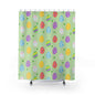Colorful Easter Egg Shower Curtain Spring Decor