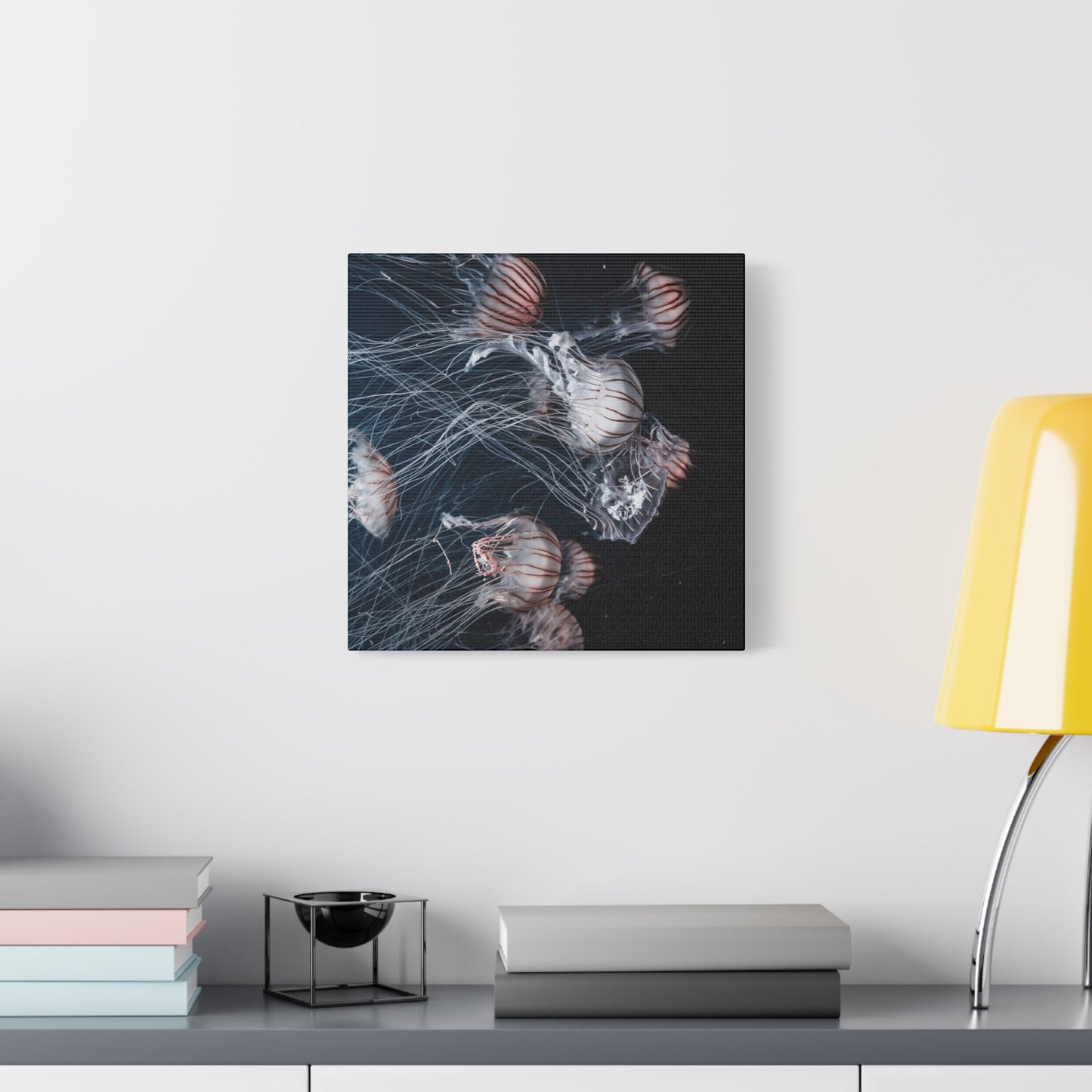 Jellyfish Swarm Matte Stretched Canvas