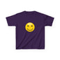 Smiley Face Kids Tee, Funny Kids Shirt, Cute Summer Tee, Gift for Kids, Playful Children