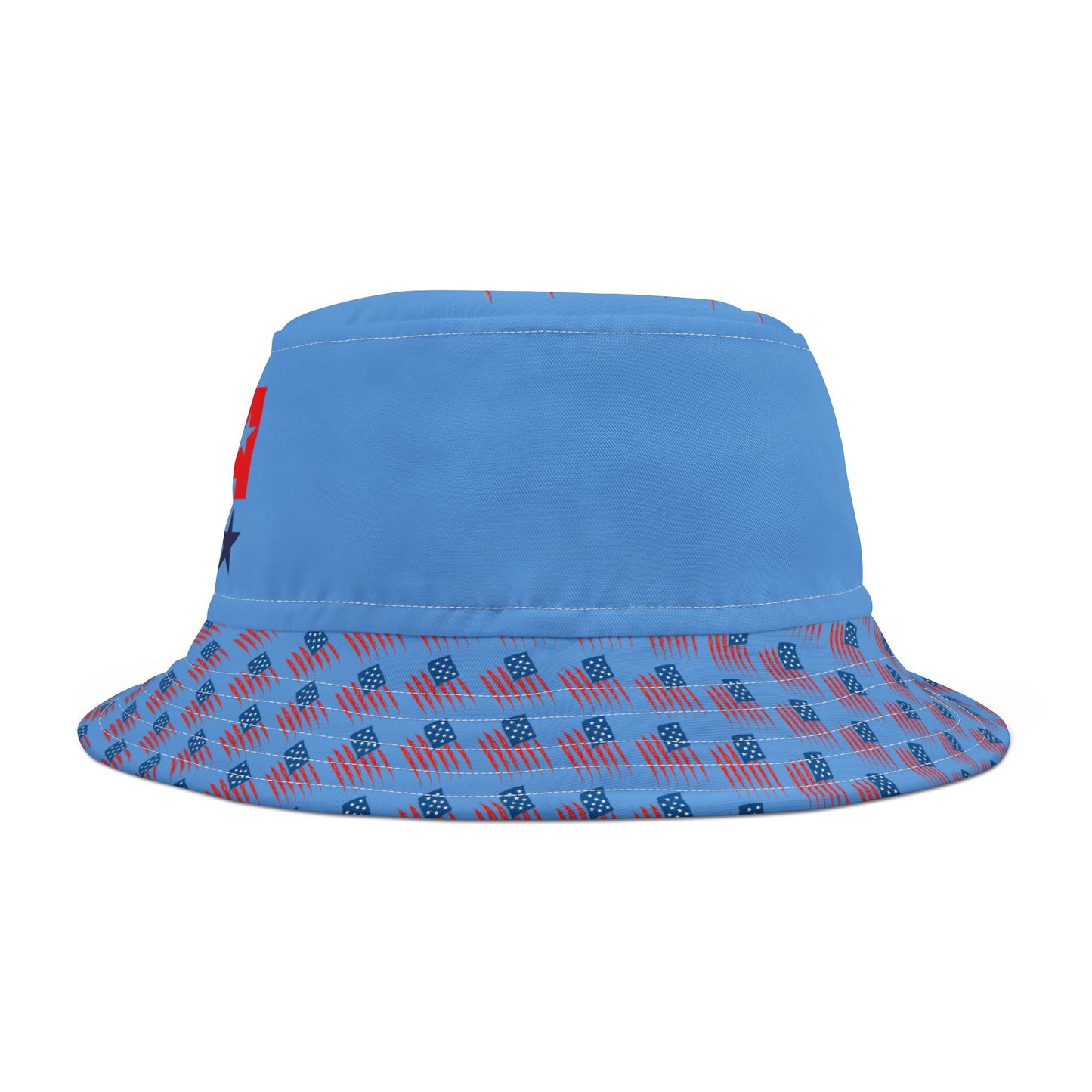 Patriotic Bucket Hat, USA Bucket Hat, 4th of July Hat, Summer Accessories, Casual Sun Hat, Outdoor Hat, Gift for Him/Her