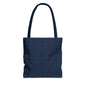 Navy Tartan Tote Bag – Classic Plaid All-Over Print Tote