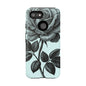 Elegant Floral Phone Case, Tough Cases for iPhones, Black Rose Design, Gift for Her, Stylish Phone Cover, Birthday Gifts