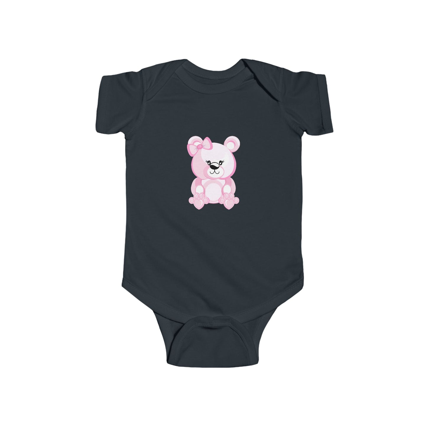 Adorable Baby Bodysuit with Cute Bear Design, Infant Onesie, Baby Shower Gift, Newborn Clothing, Toddler Outfit, Birth Announcement