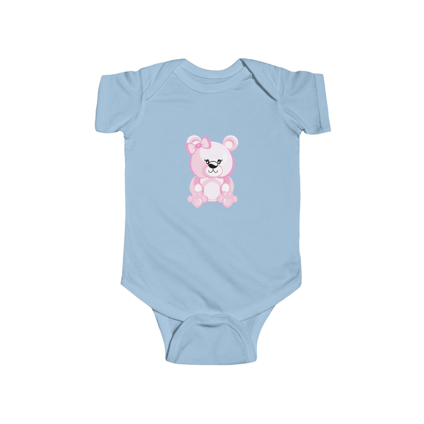 Adorable Baby Bodysuit with Cute Bear Design, Infant Onesie, Baby Shower Gift, Newborn Clothing, Toddler Outfit, Birth Announcement