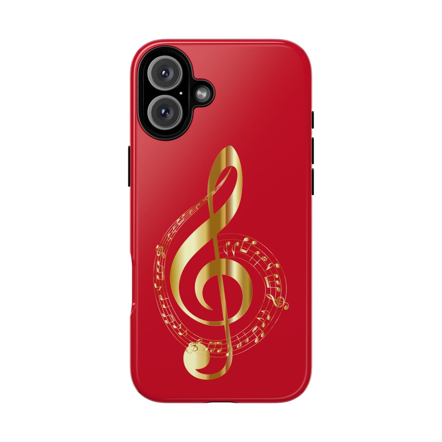 Tough Cases - Red Musical Note