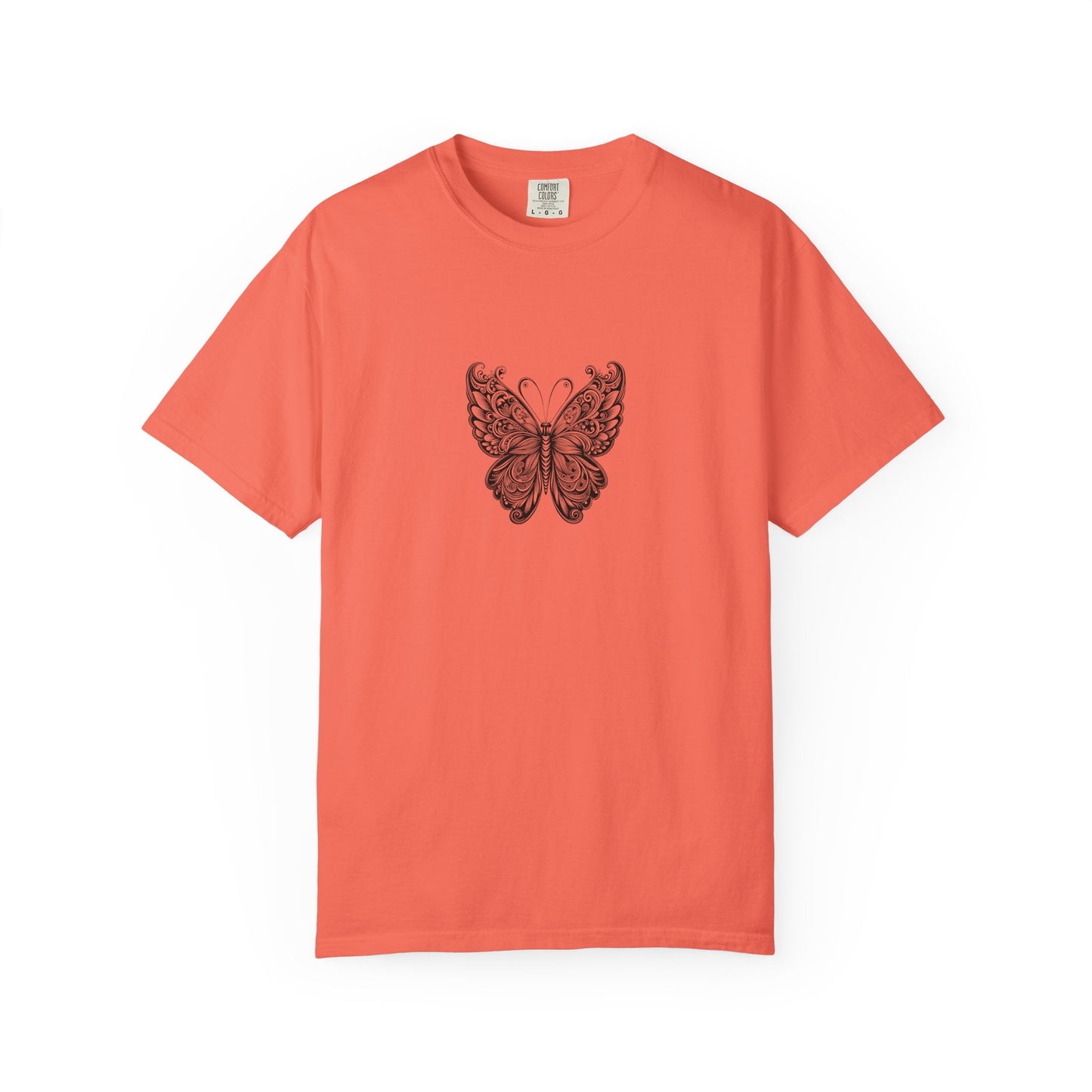 Bohemian Butterfly T-shirt, Unisex Clothing, Nature Inspired Tee, Gift for Her, Casual Wear, Summer Fashion