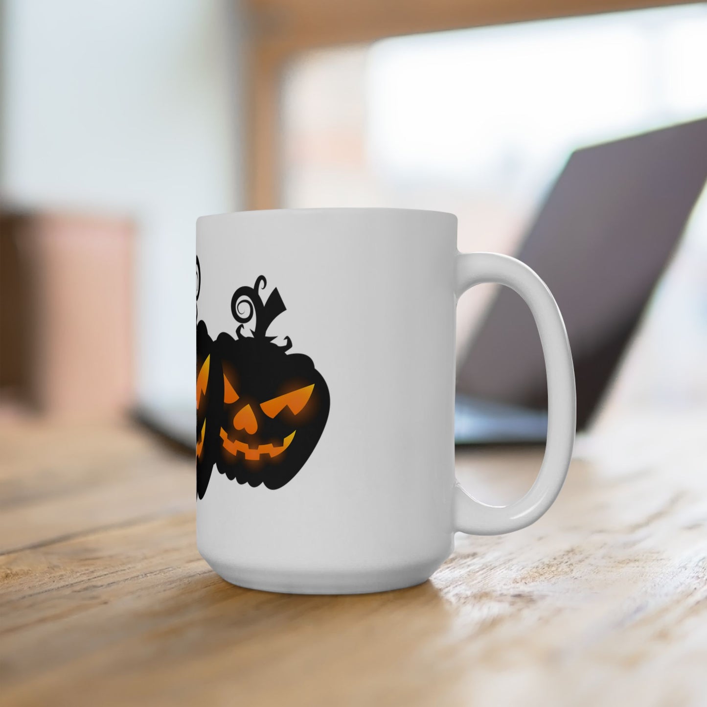 Spooky Pumpkin Ceramic Mug - Perfect for Halloween, Coffee Lovers Gift, Autumn Decor, Tea Time, Pumpkin Spice Enthusiasts
