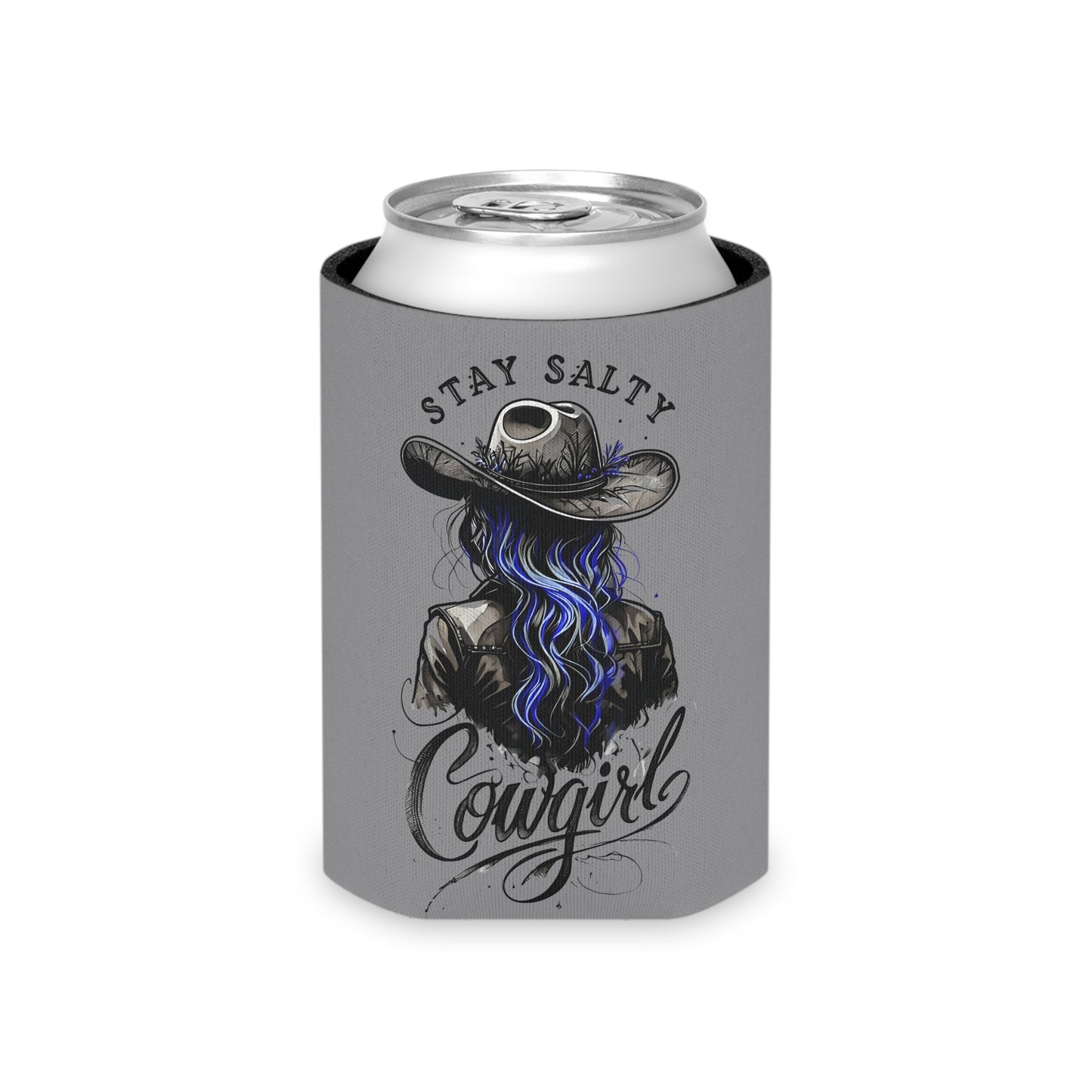 Stay Salty Cowgirl Can Cooler, Western Beverage Holder, Gift for Cowgirls, Outdoor Party Accessory, Summer BBQ Essential, Country [...]