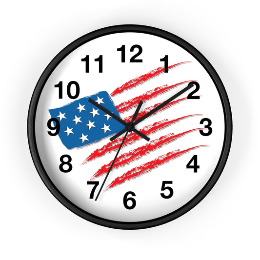 Vintage USA Flag Wall Clock, Patriotic Home Decor, Memorial Day Gift, Independence Day Decoration, Americana Wall Art, Red White Blue [...]