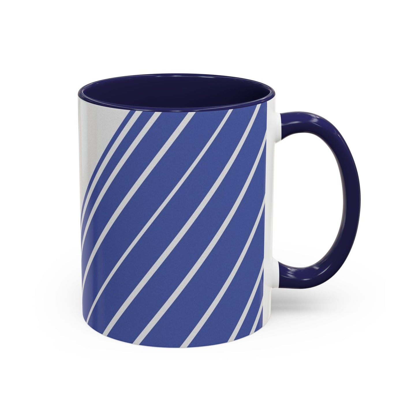 Elegant Stripe Accent Coffee Mug - Perfect for Gifts, Home Decor, Office, Birthdays, and Tea Lovers