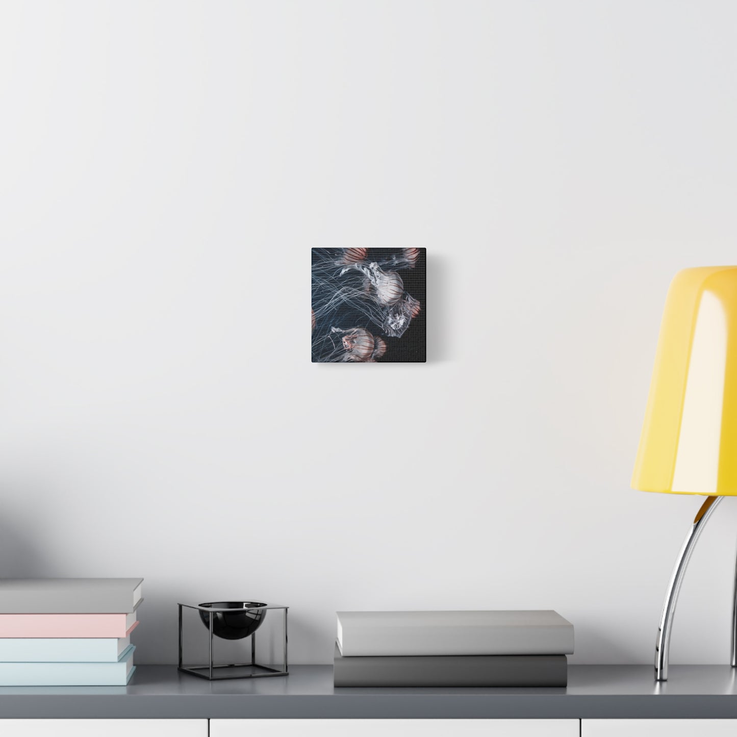 Jellyfish Swarm Matte Stretched Canvas