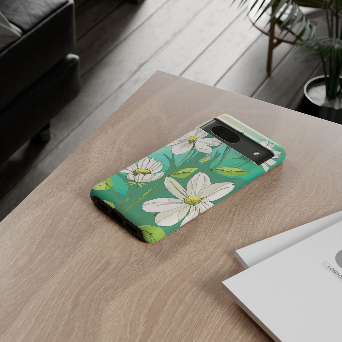 Floral Phone Case, Tough Cases, Flower Design, Nature Inspired, Eco-Friendly Cover, Unique Gift for Her, Spring Accessories