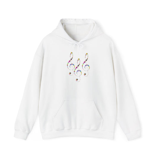 Unisex Heavy Blend™ Hooded Sweatshirt - Treble Clef