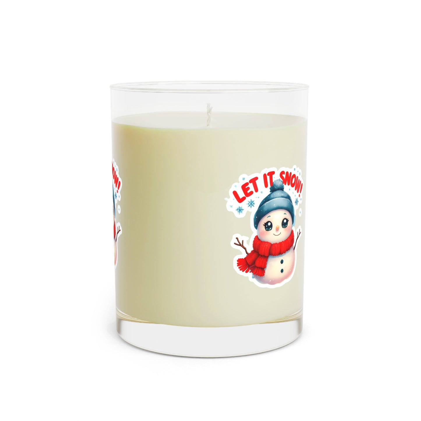 Winter Scented Candle - 'Let It Snow!' Seasonal 11oz Aromatherapy