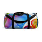 Vibrant Colorful Duffel Bag, Gym Bag, Travel Tote, Weekend Luggage, Sporty Carryall, Perfect for Sports, Yoga, Travel