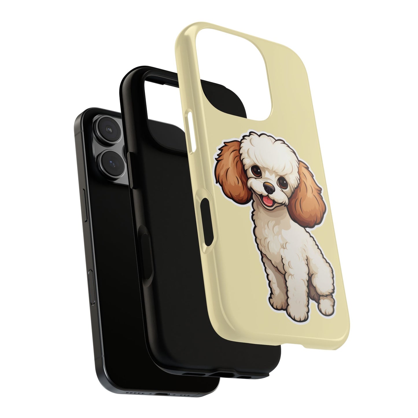 Cute Dog Phone Case, Pet Lover Gift, Custom Phone Cover, Cartoon Dog Case, Durable Phone Accessory