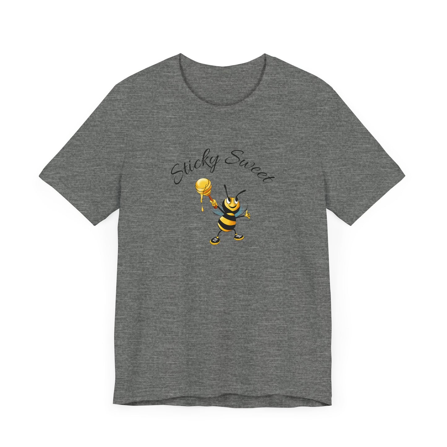 Sticky Sweet Bee Unisex Tee, Cute Bee T-Shirt, Honey Lover Gift