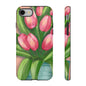 Floral Phone Case with Vibrant Tulips - Tough Cases for Garden Lovers, Spring Gifts, Nature Enthusiasts, Unique Gadget Accessories, [...]